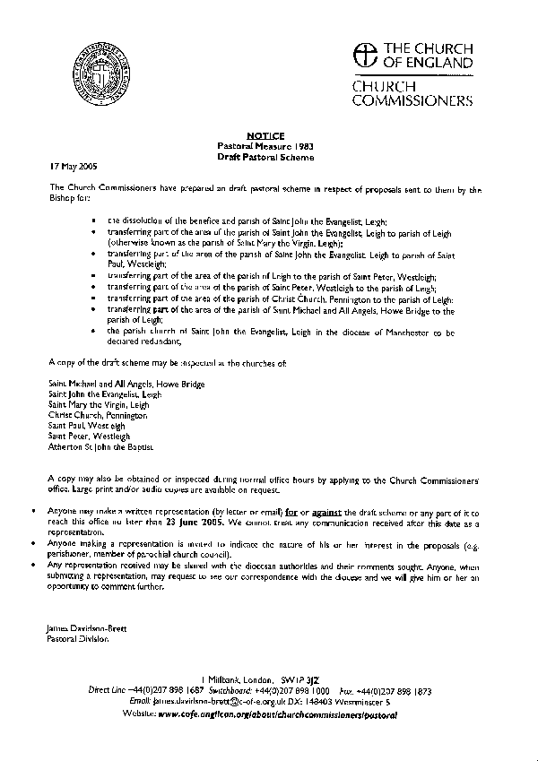 RTF of notice see below